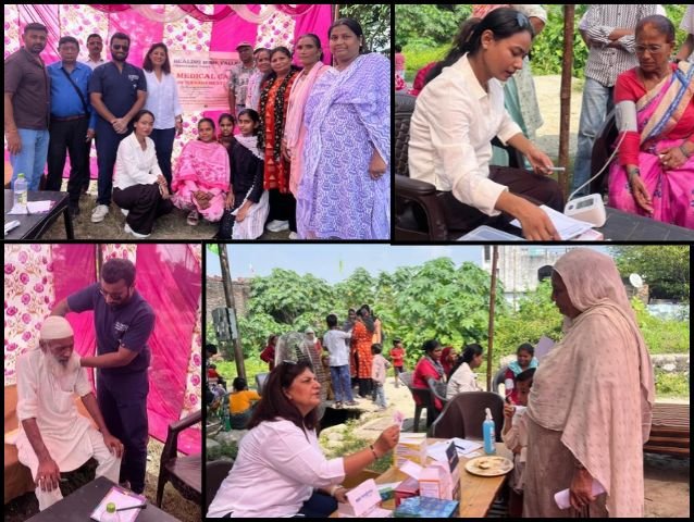 Uttarakhand Health Concept Representing Free Medical Check-Up Camp in Ramnagar Puchhadi