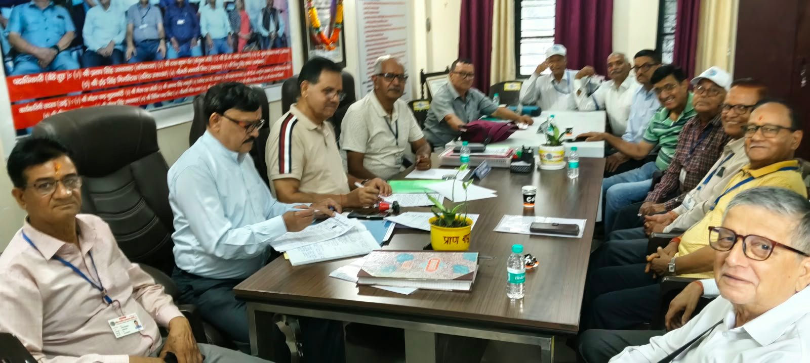 Uttarakhand Social Concept Representing Senior Citizen Jan Kalyan Samiti Meeting and Resolution in Haldwani