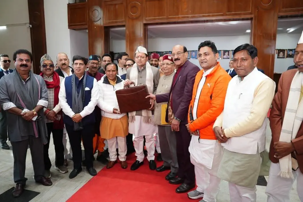 Uttarakhand Economic Concept Representing Supplementary Budget Presentation in Bhararisain Assembly Session